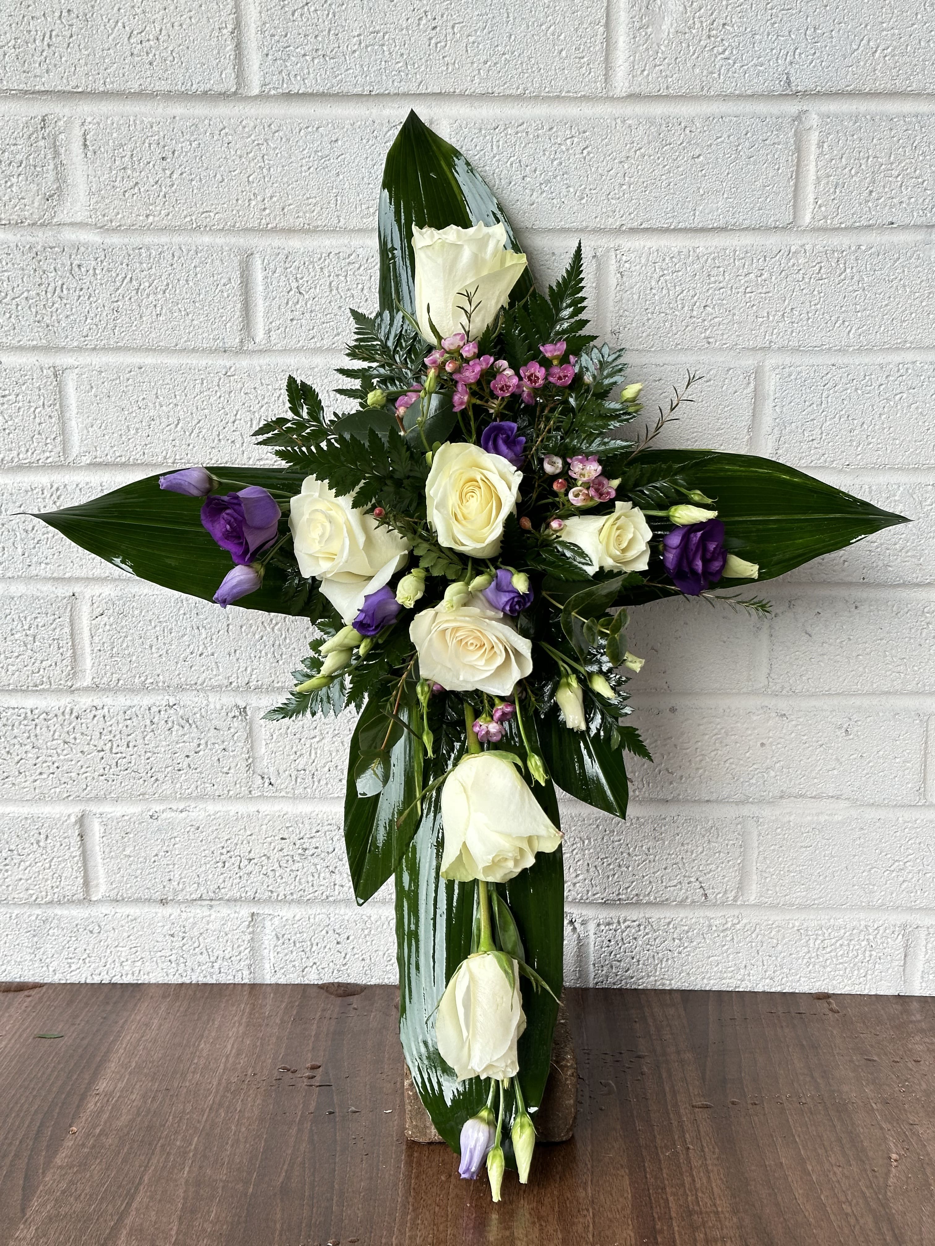 Lilac and White Cross
