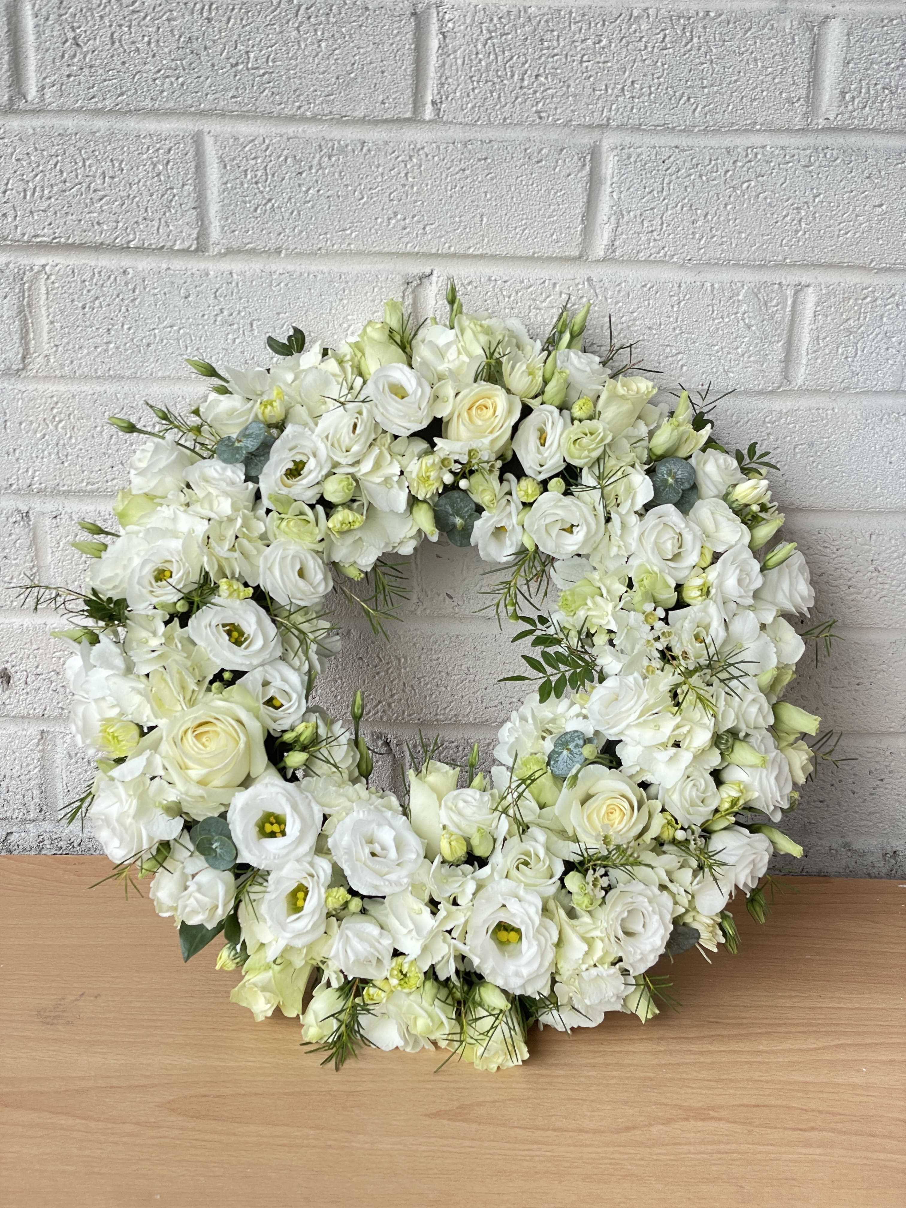 Opulent White Wreath